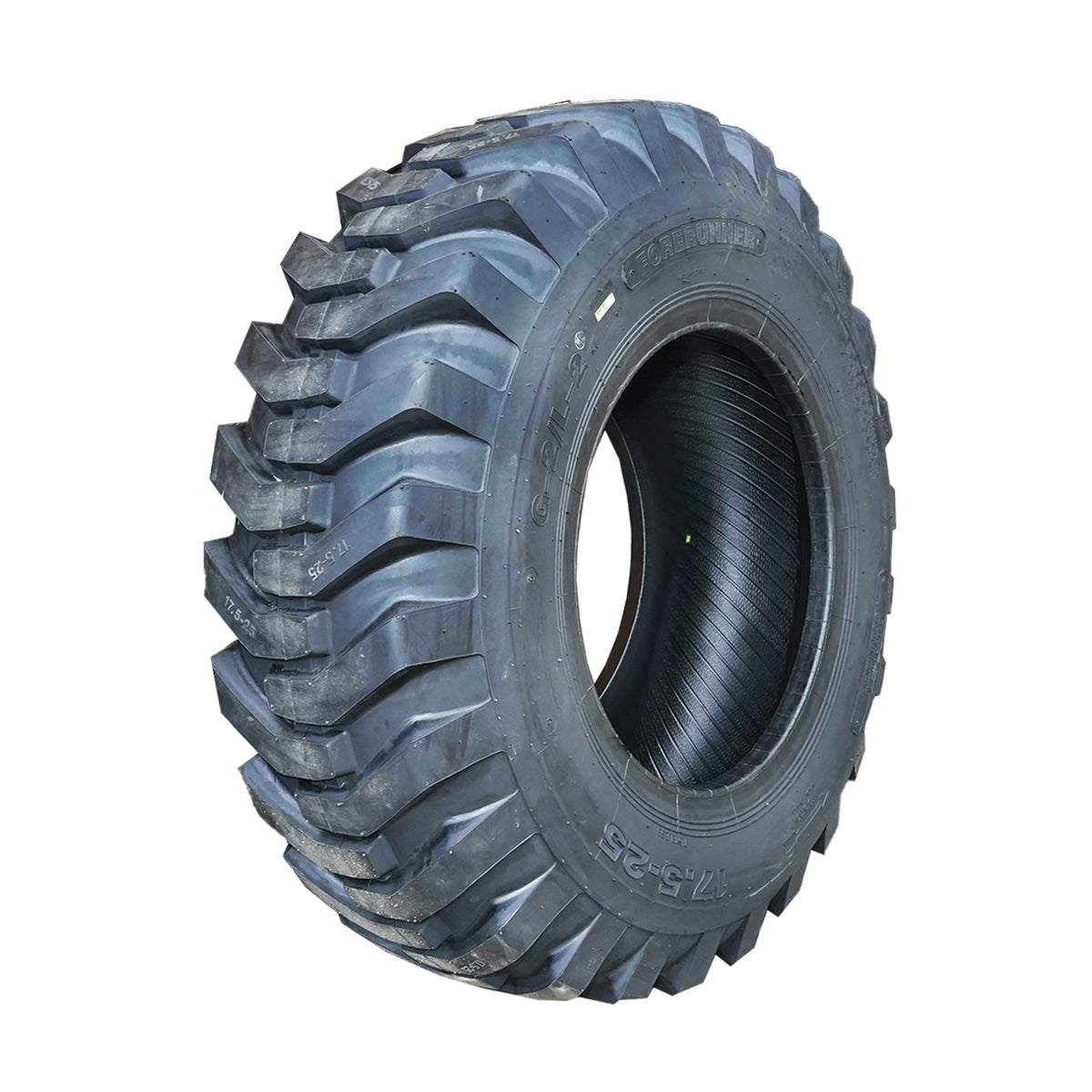 Tubeless industrial tire 17.5/25 with 16PR tread